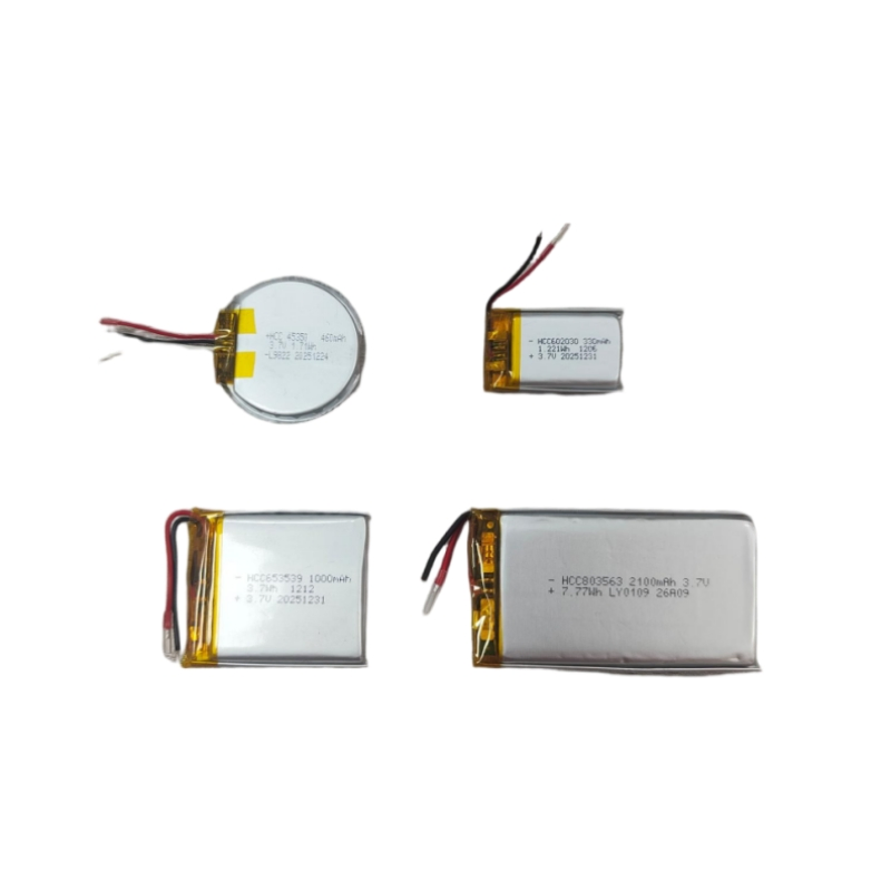 Customized 3.7V Polymer Lithium Battery R45350 Lithium Battery Use Medical Equipment Instrument Lipo Battery Wearable Health Monitors