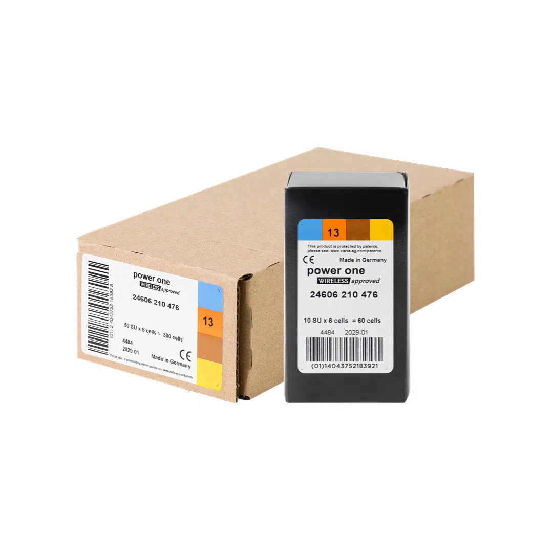 Premium Portable Powerone Hearing Aid Battery Size 13