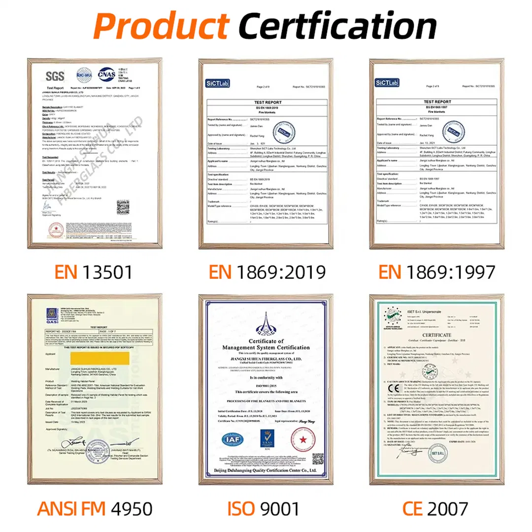 Fire Safety Protection Emergency Lithium Battery EV Car Fire Blanket