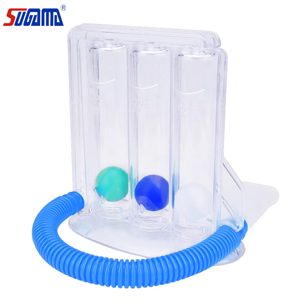 Factory Wholesale 3 Balls Incentive Spirometer Medical Breathing Exerciser