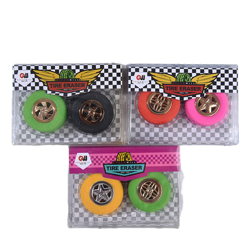 Speedy Tire Eraser Erase Errors Accelerate Learning Classroom Incentives School Gifts (GW48)