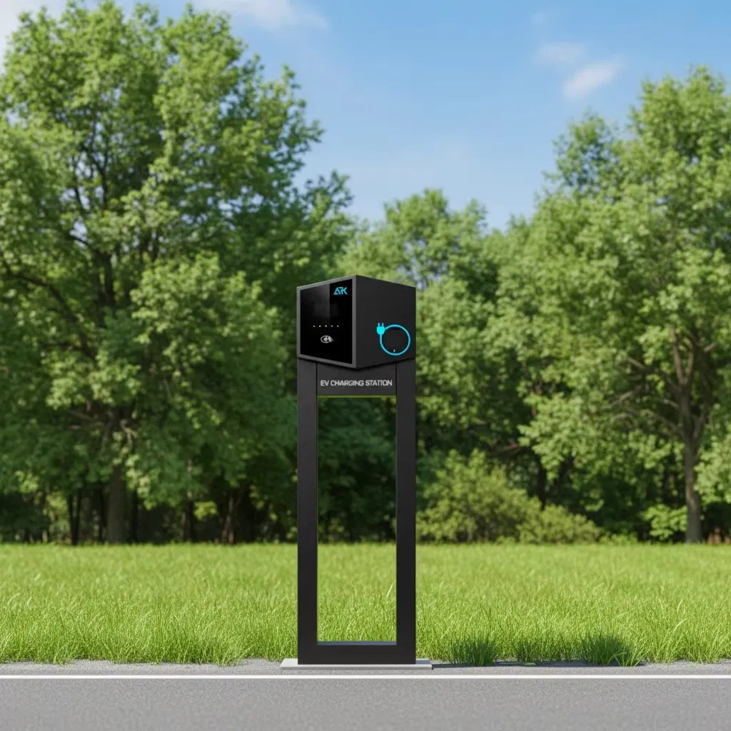 Industrial 22kw AC EV Charger with Ocpp 1.6 &amp; 4.3" Display for Fleet Management