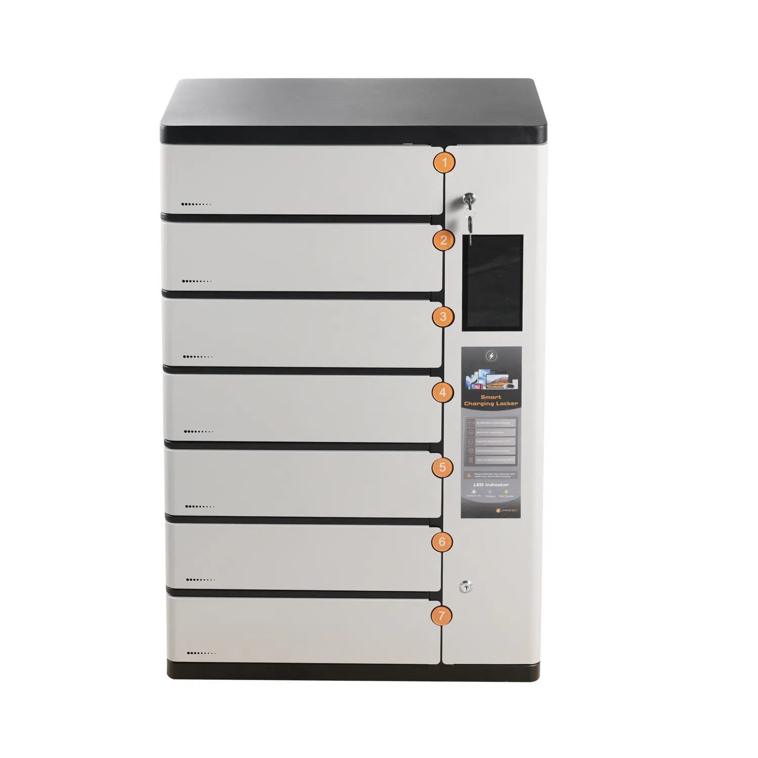 7 Way Charging Locker for Laptops and Tablets in Public Place