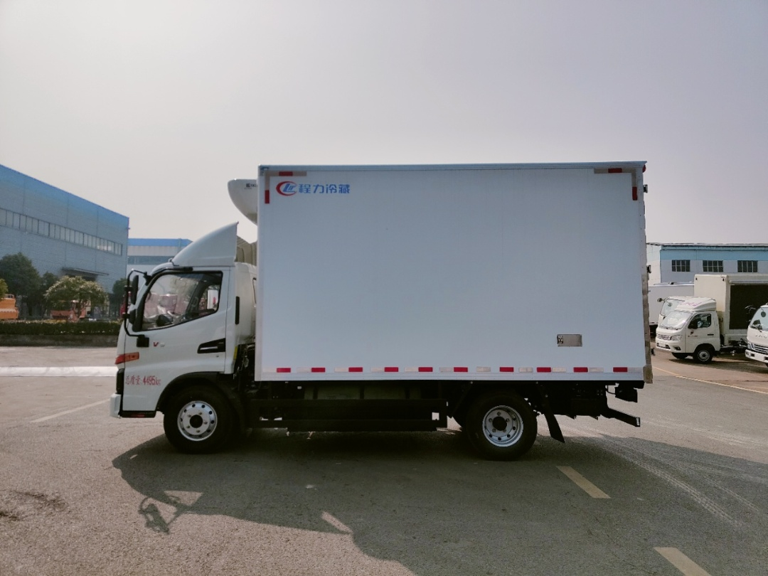 JAC V5 Gas Fuel Refrigerated Truck for Fresh Meat and Milk Transport