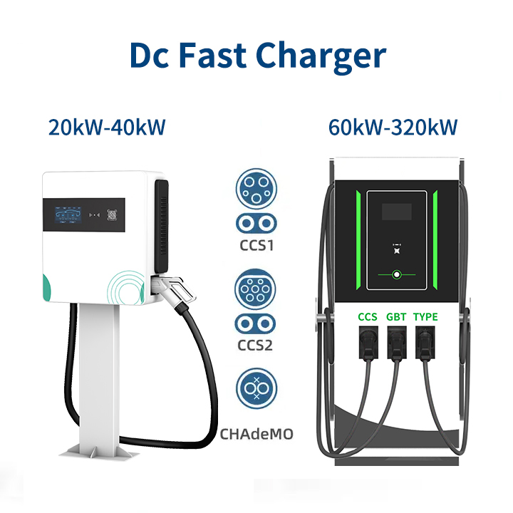 Hot Sale 40-240kw Commercial Outdoor EV Charging Station Truck Fleet Charging Station DC Fast Heavy-Duty Truck Fleet Charger