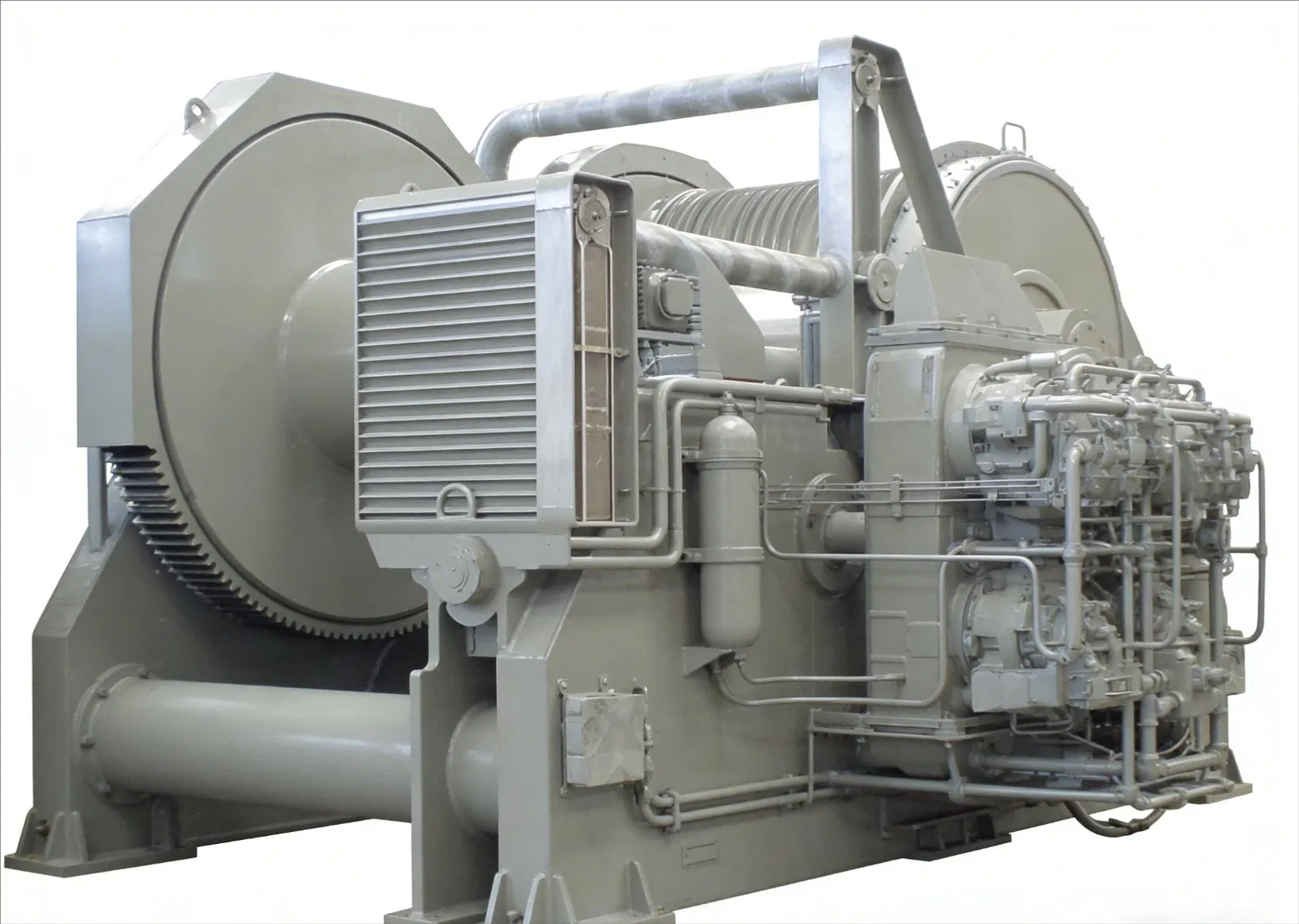 China Ship Deck Equipment Hydraulic Marine 150 T Anchor Handling Towing Winch for Tugboat