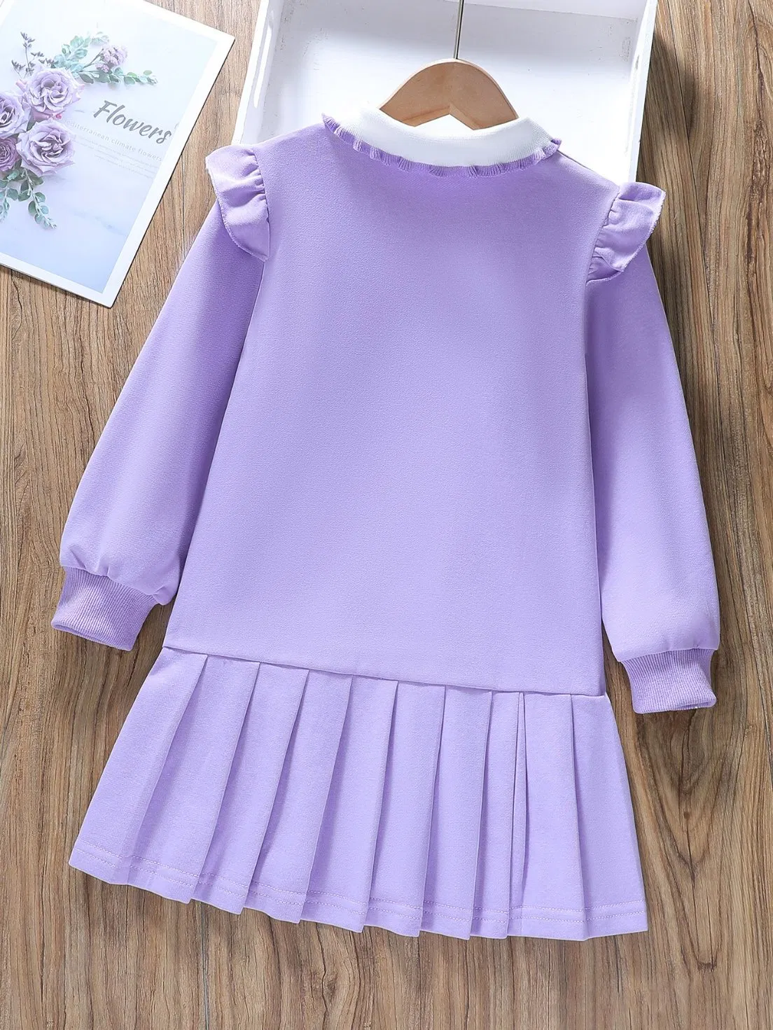 Girls' Kuromi Dress Spring and Autumn Polo Dress 2025 New Western Princess Dress