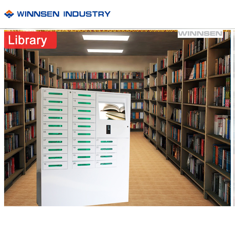 Newest 24 Doors Coin Operated Mobile Charging Public Mobile Phone