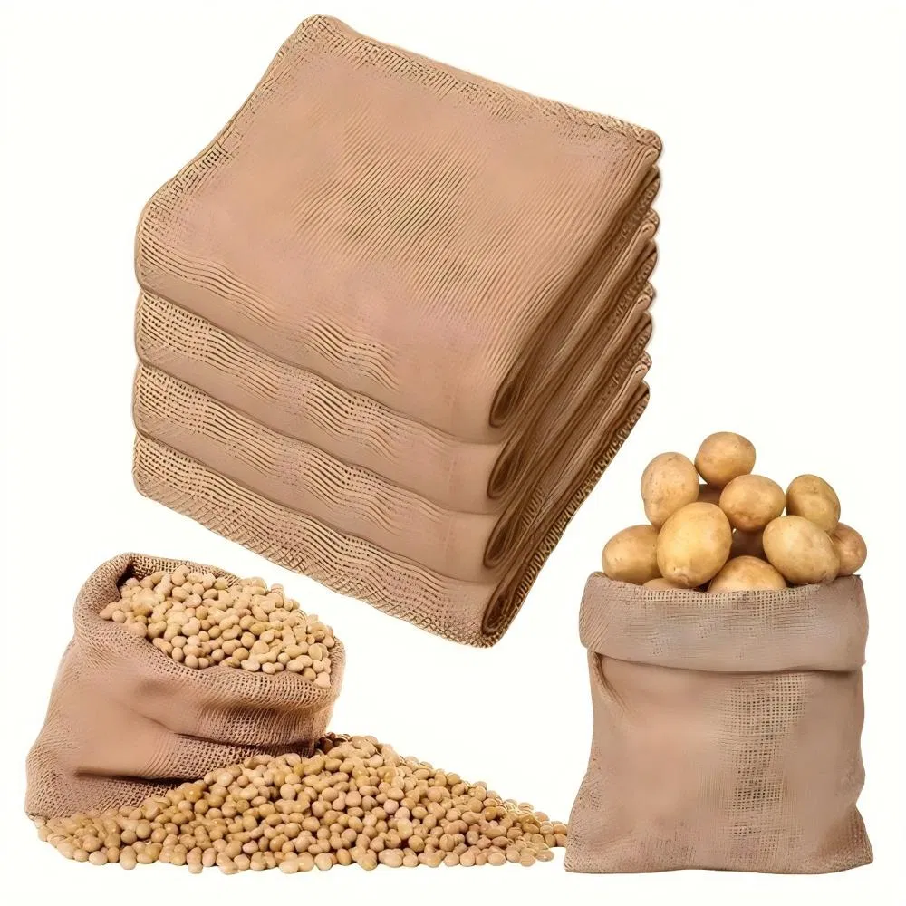 Stylish 23X40 Inch Food Storage Hessian Bags for Sustainability
