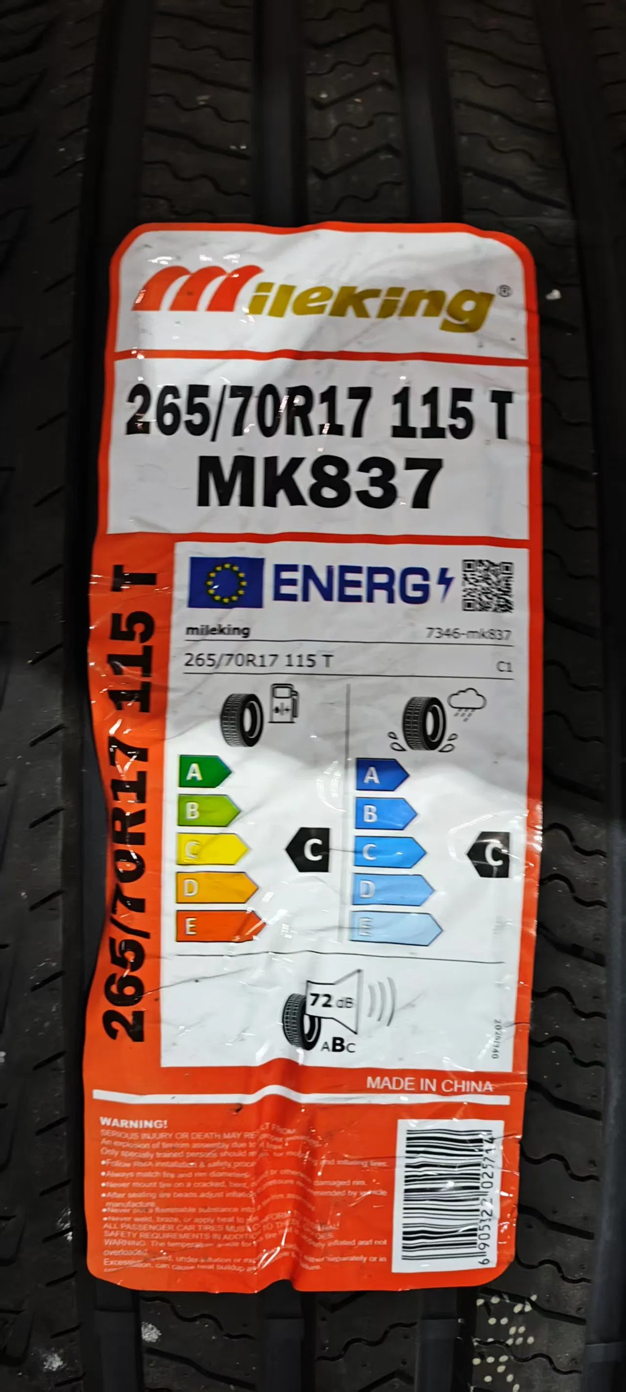 Mileking Haida 265/70r15 215/70r16 All Season Passenger Car Tires Full Series of Sizes 14' 15'16' 17' 18' 19'winter Snow EV Tyres in Wholesaler Bulk Prices