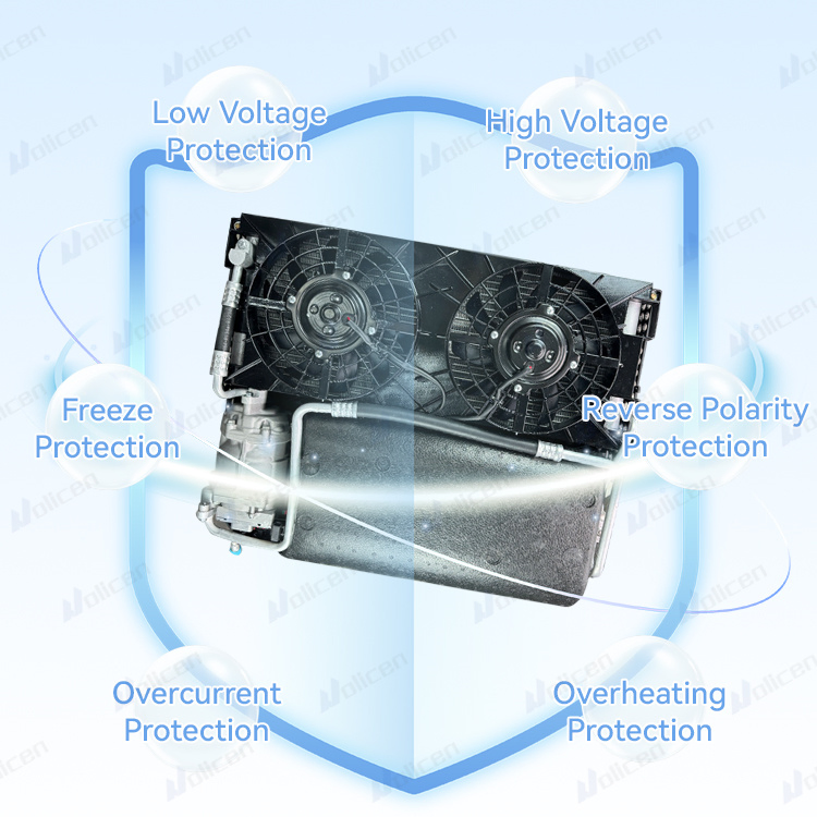 China Small 12V 24V Air Conditioning Durable Parking Air Conditioning Electric Car 12V Air Conditioner for Truck Cabin Cab