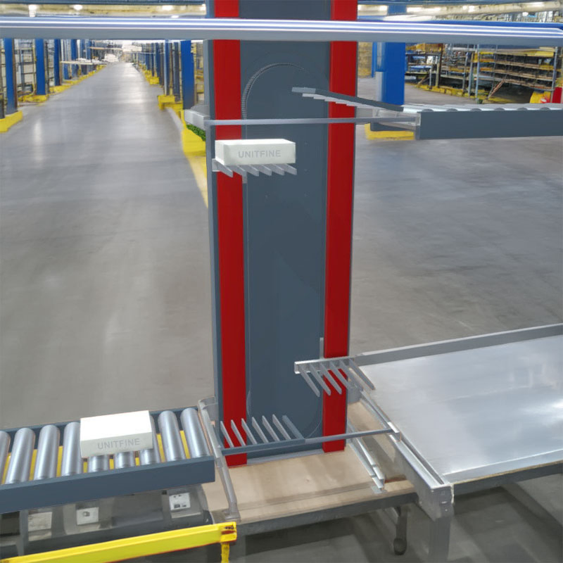 Fork Type Multi-Level Material Distribution System