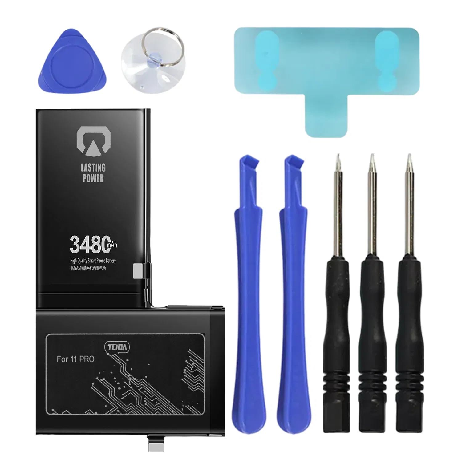 Tlida New Upgrade Battery for iPhone 11 PRO 100% Health Solve Popup Repair Phone