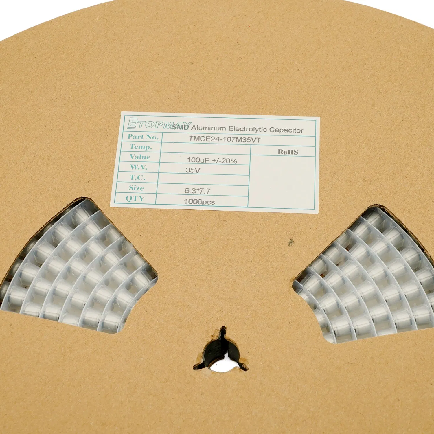 High-Performance 50V 1UF SMD Aluminum Capacitor for Electronics