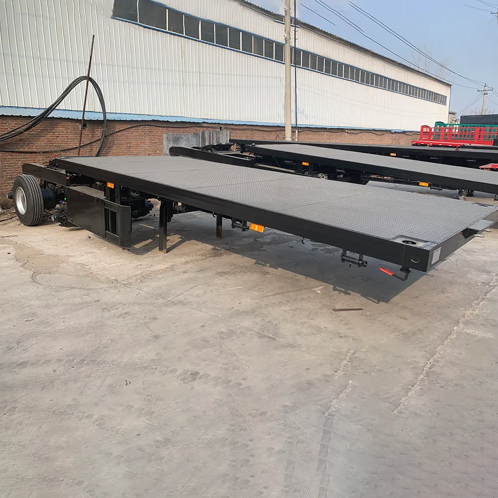 Zw Trailer 4 Axle Heavy Duty Low Bed Towing Dolly Trailer Superlink Dolly Trailers for Sale