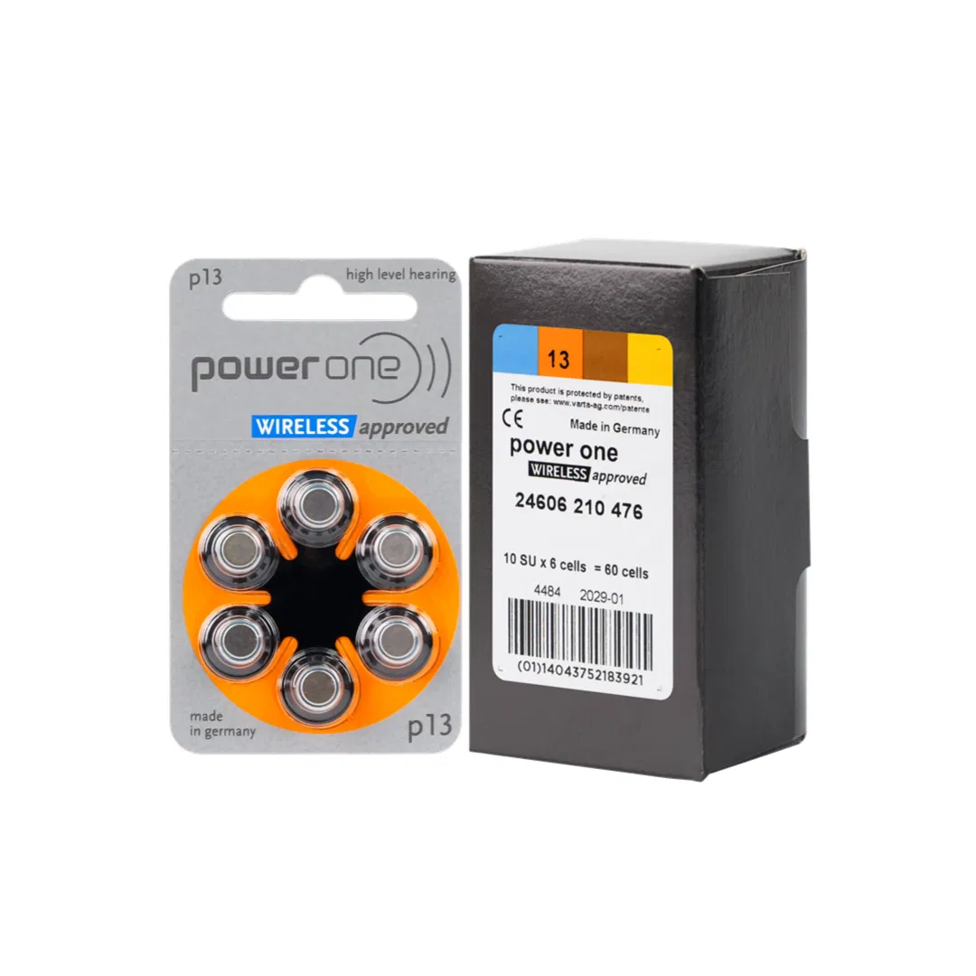 Premium Portable Powerone Hearing Aid Battery Size 13