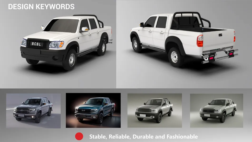 Electric Pickup Side View