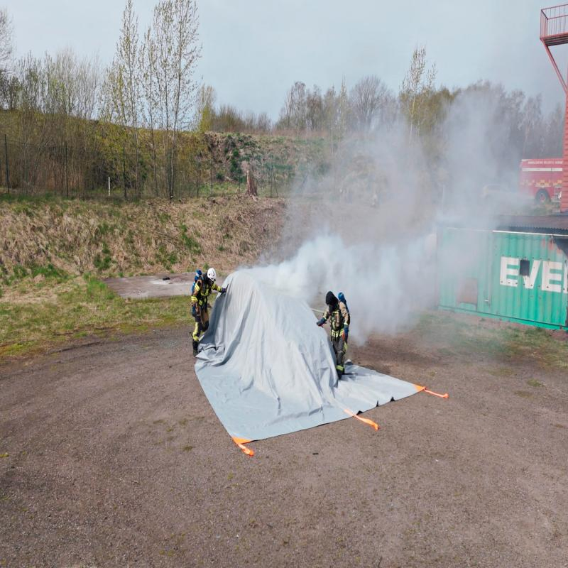 Premium EV Fire Blanket 6 X 9m for Car Safety Emergency Use