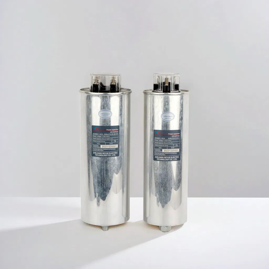Bsmj (Y) 0.45-7.5-1 High-Performance 0.45kv Single Phase Capacitor for Efficient Power Supply