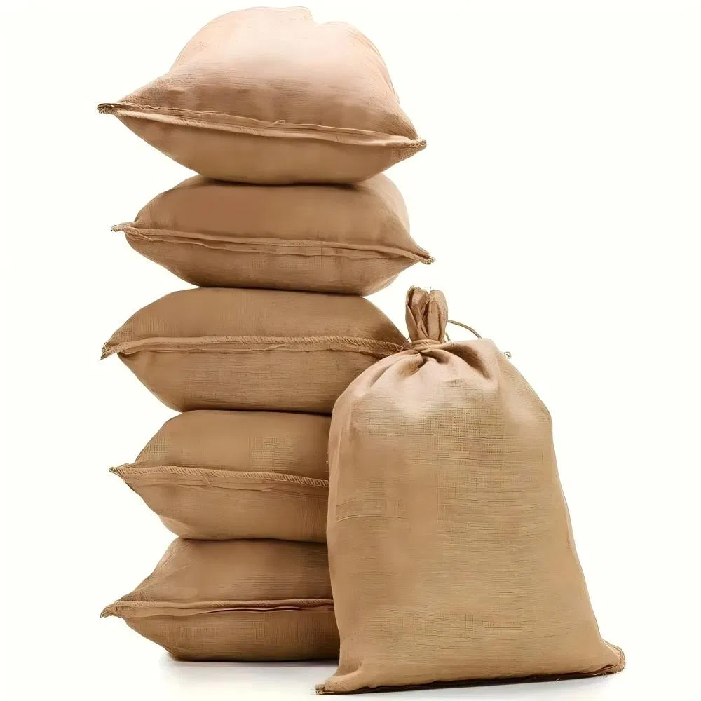 Stylish 23X40 Inch Food Storage Hessian Bags for Sustainability
