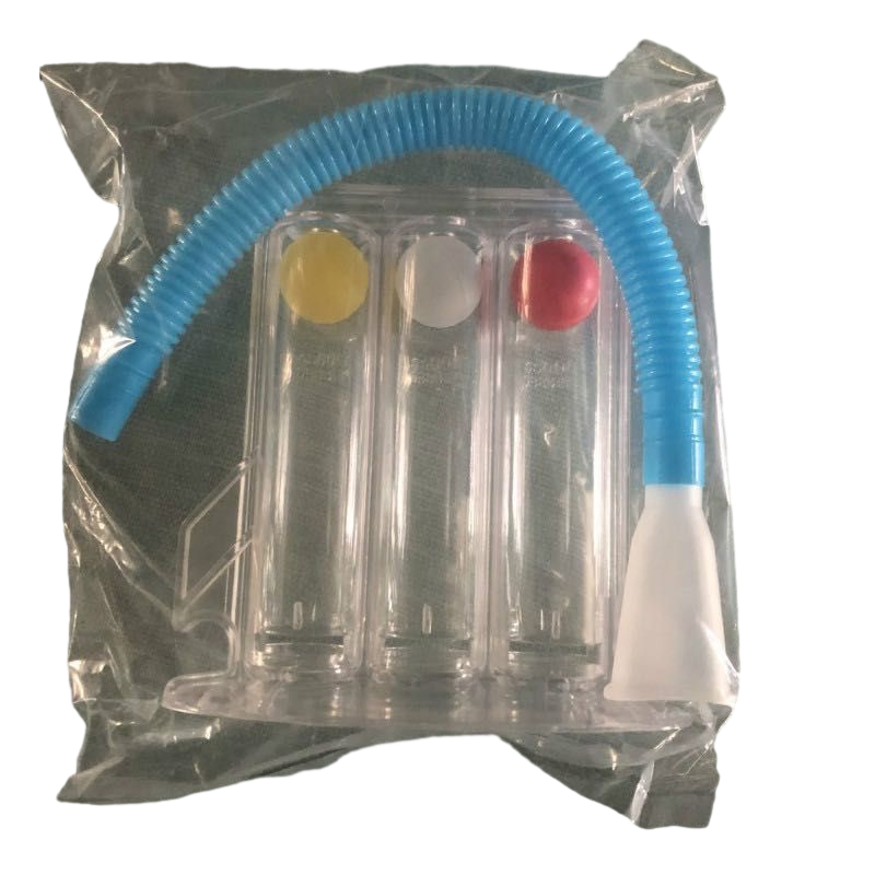 Medical Supply Factory Price Portable Breath Medical Breathing Exercise Device Incentive Spirometer Breathing Trainer