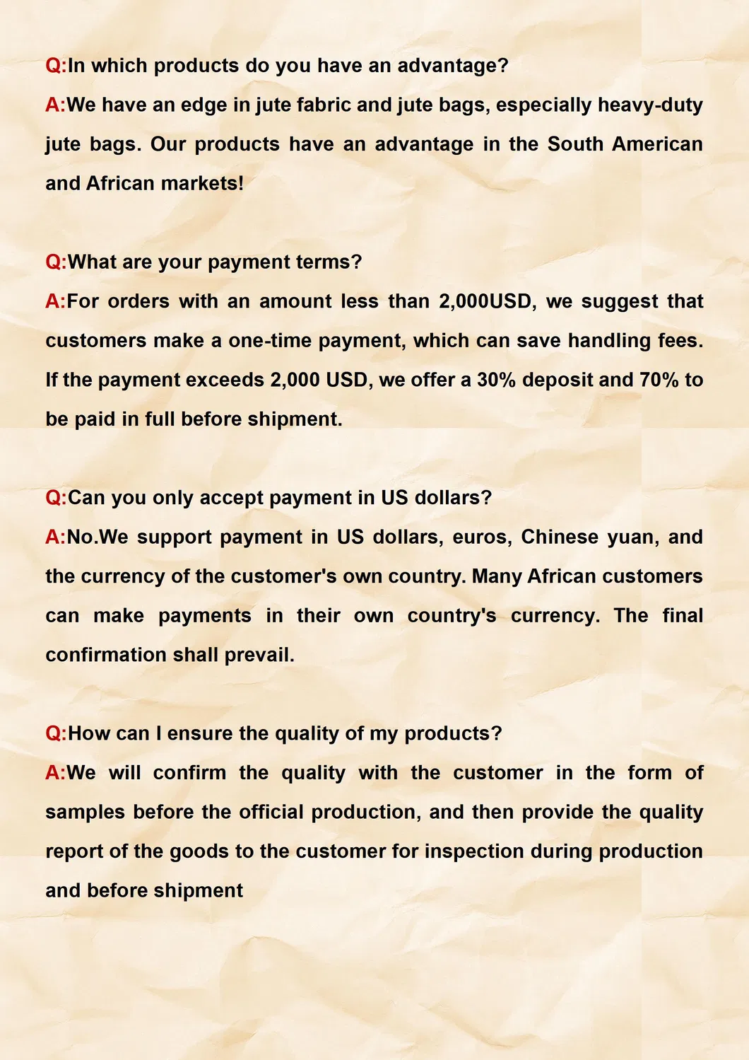 Jute Bag Large View 6