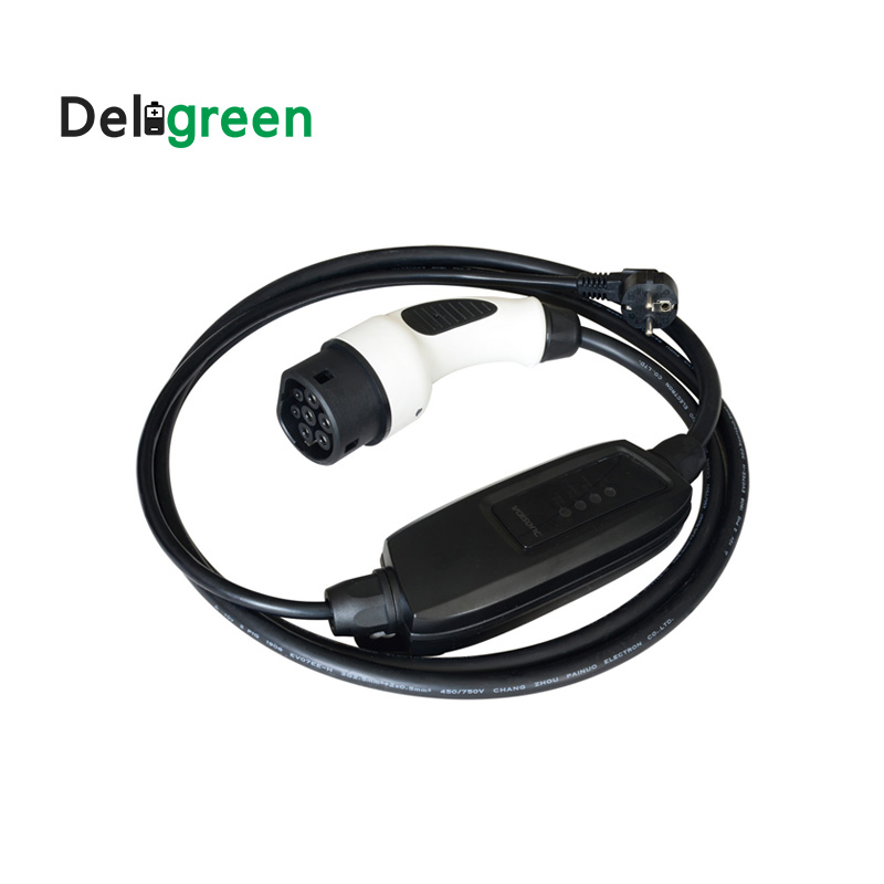 Duosida IP55 16A 3kw Type 2 62196 Fast Charging Evse Wall Box Mode Controller EV Connectors for Car Conversion