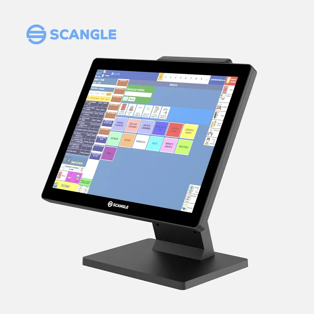 15" All in One Touch Screen Dual Screen POS System