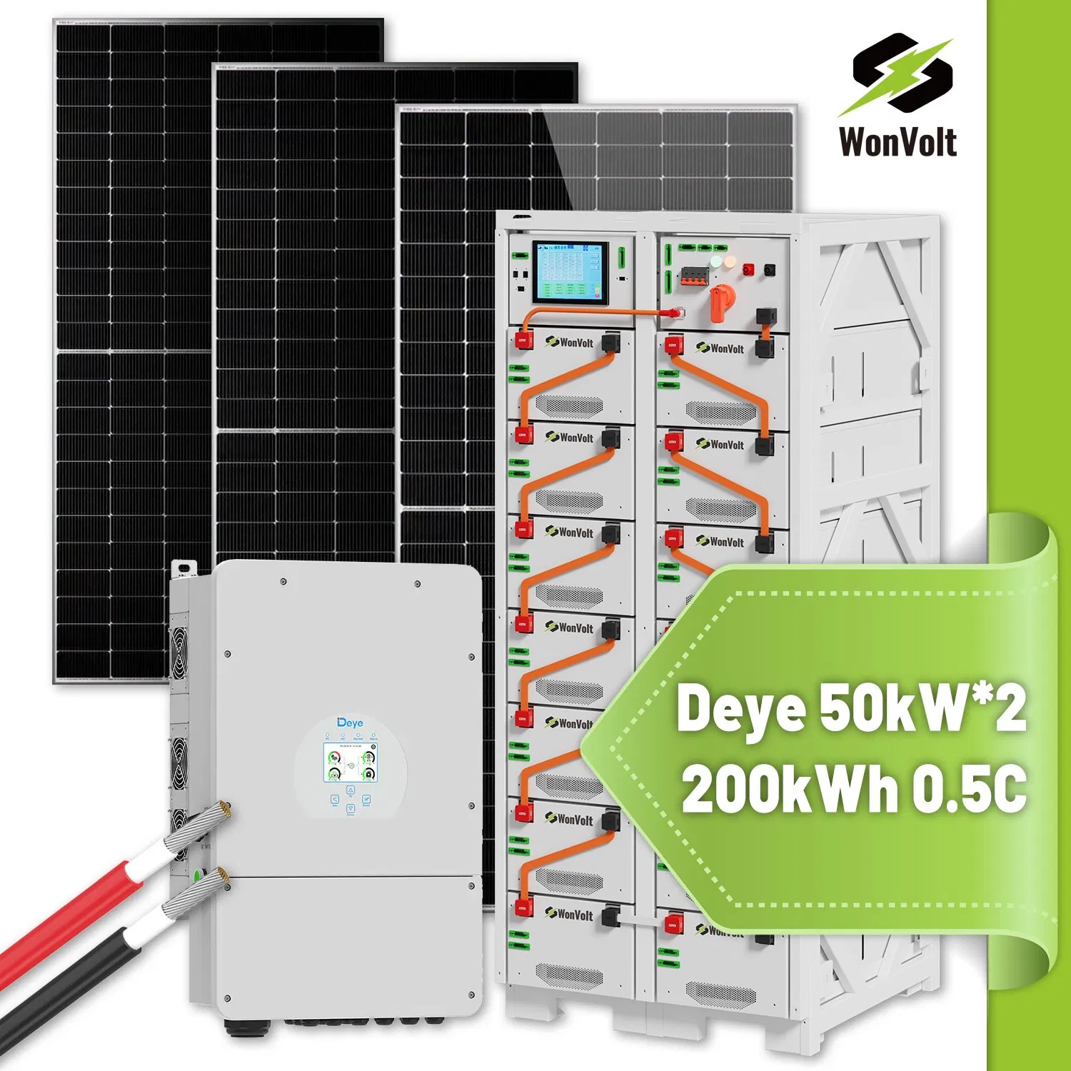 100kw Solar Energy Storage 215kwh - Advanced Thermal Management System
