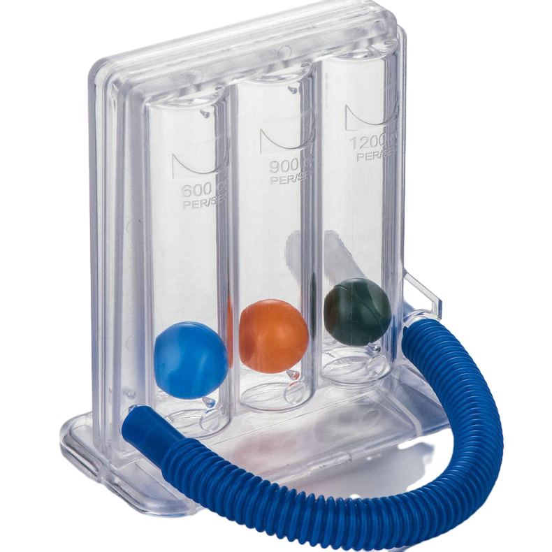 Medical Supply Factory Price Portable Breath Medical Breathing Exercise Device Incentive Spirometer Breathing Trainer