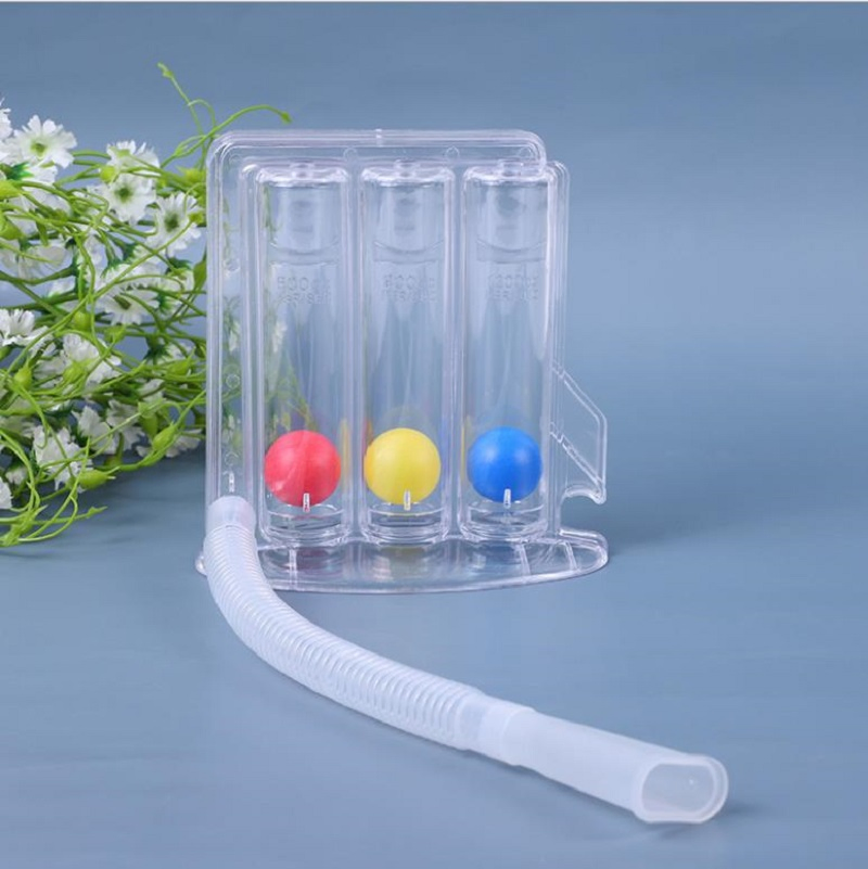 Triflow Lung Exercise Device Respiratory 3 Ball Plastic Medical Incentive Breathing Factory