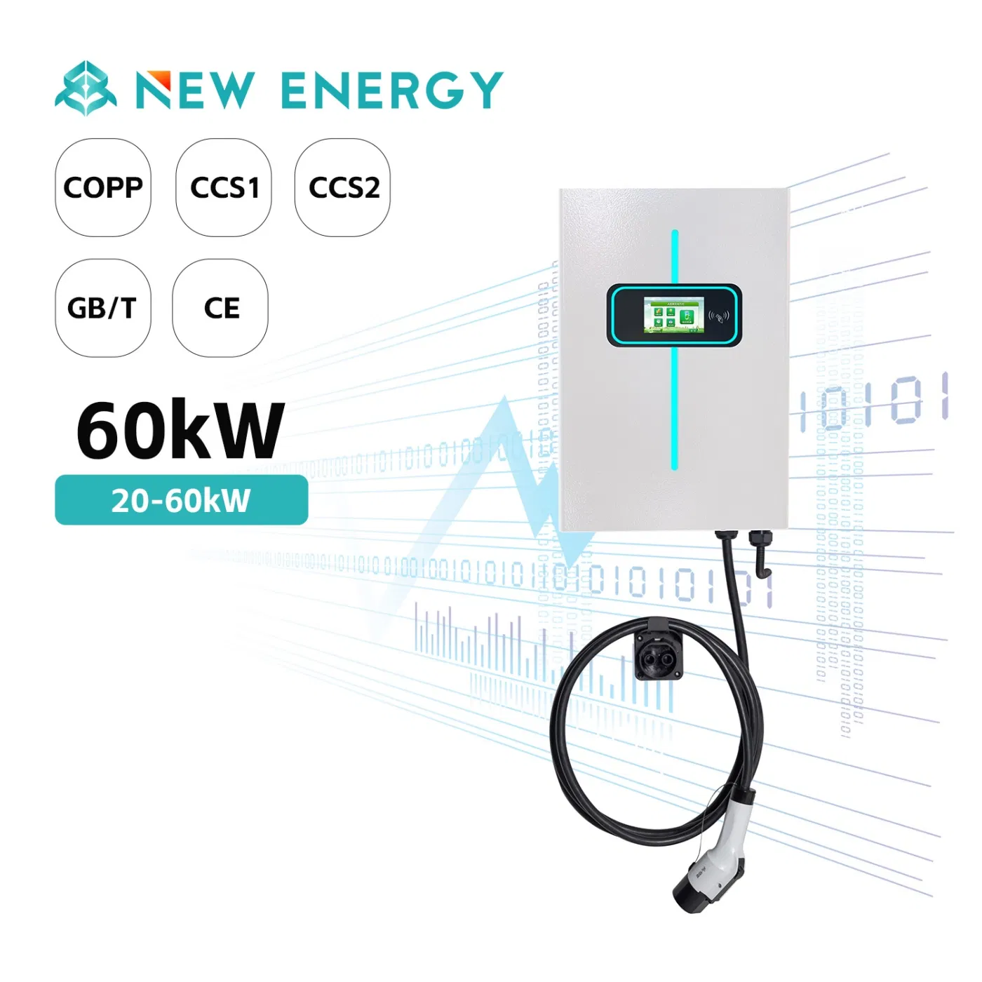 Prevents Overload Multiple Safety Protections EV Fast Charger DC Charging Station