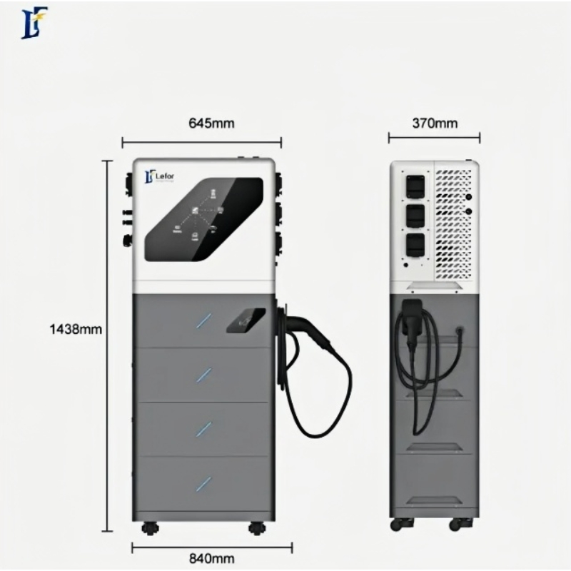 High-Safety Portable EV Charger with 5kw to 22kw Inverter