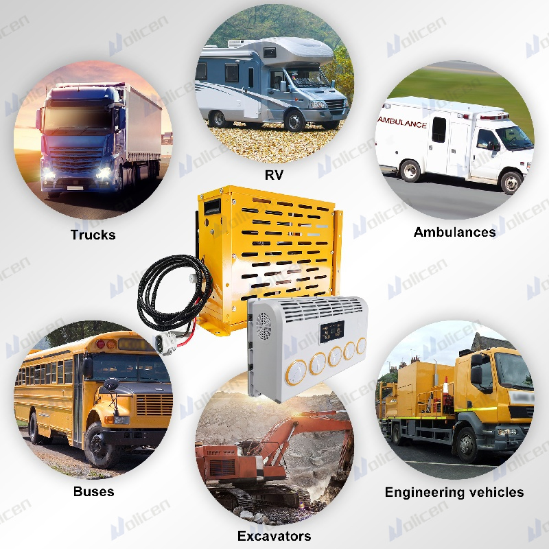 Cooling System Air Conditioning 24V Electric Split 12V Air Conditioner for Truck Cabin, Camper, RV and Boats
