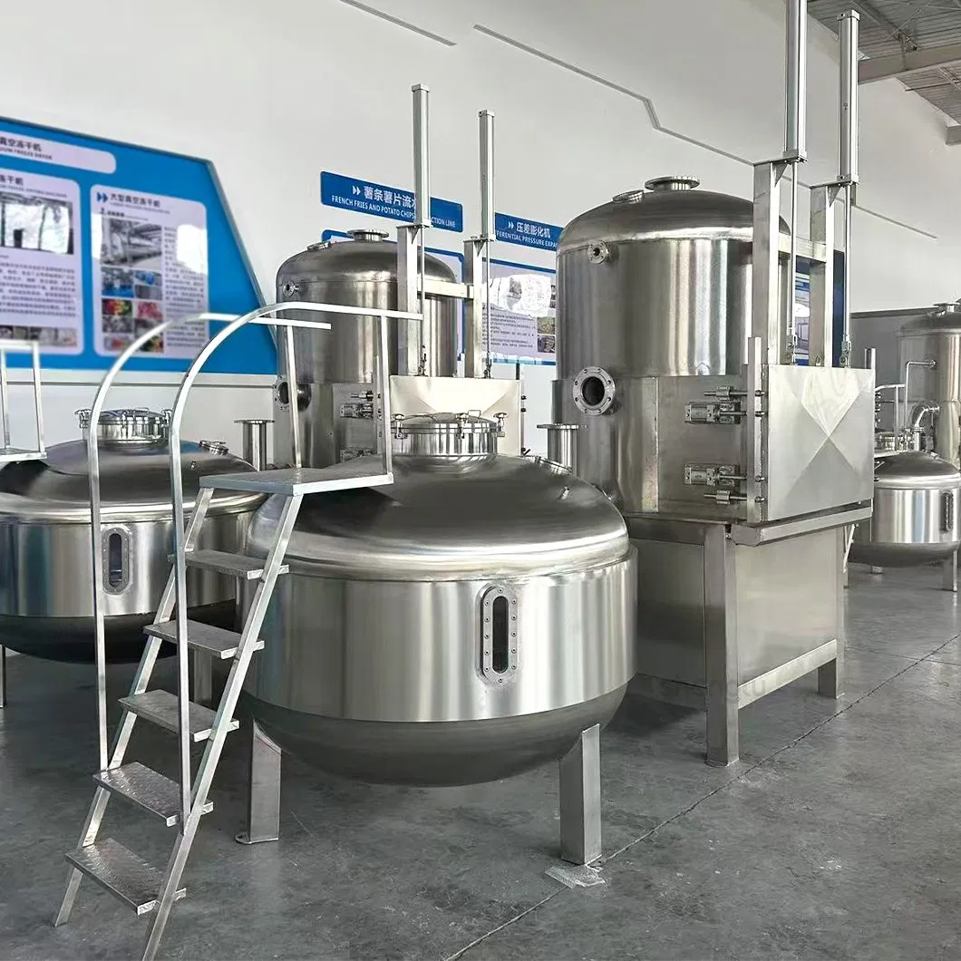 Eco-Friendly Vacuum Fryer Machine with Waste Minimization Machine for Sustainability