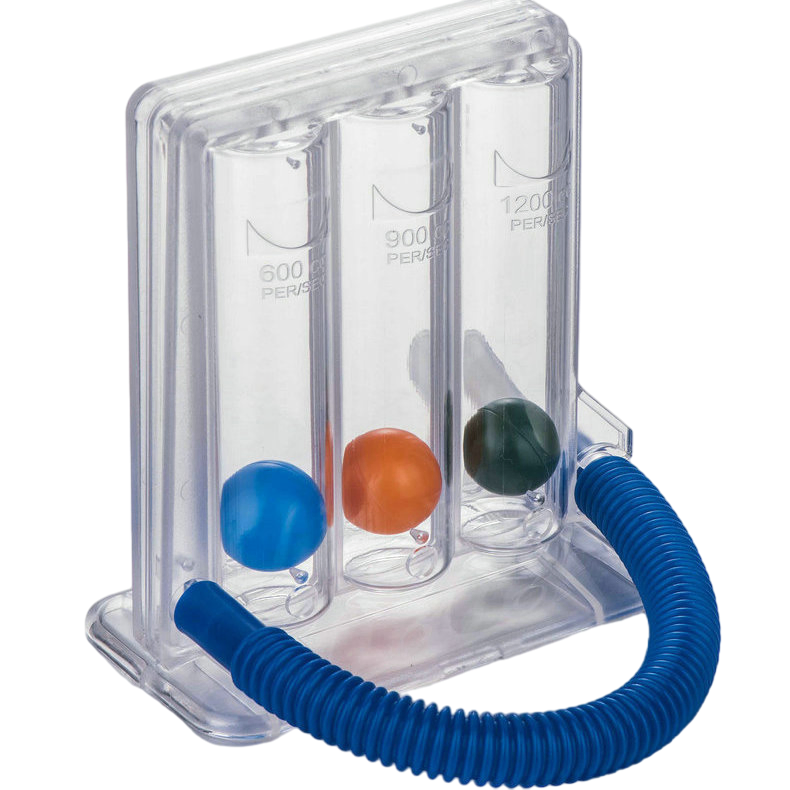 Medical Supply Factory Price Portable Breath Medical Breathing Exercise Device Incentive Spirometer Breathing Trainer