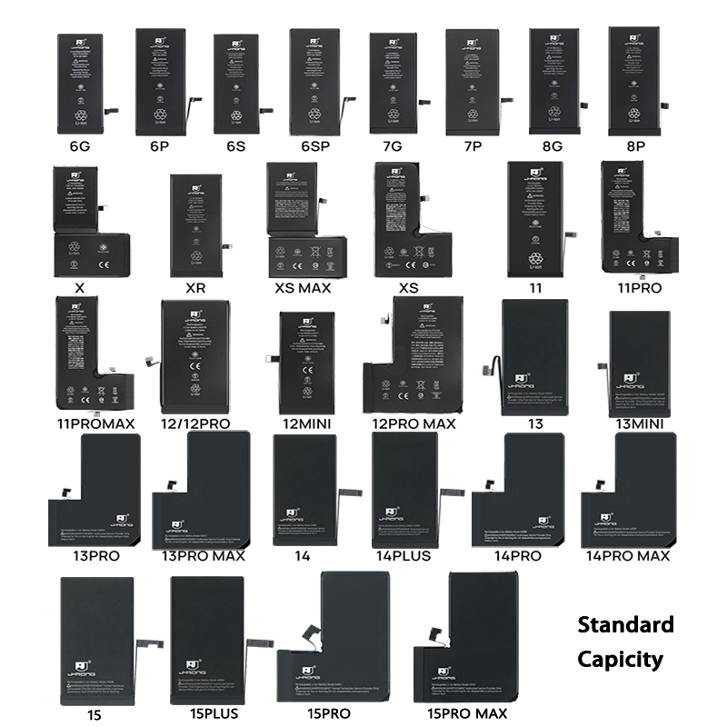 No Popup No Unknown Parts Display Health 100% New Brand Long-Lasting Cell Phone Battery for iPhone All Series with 12 Months Warranty