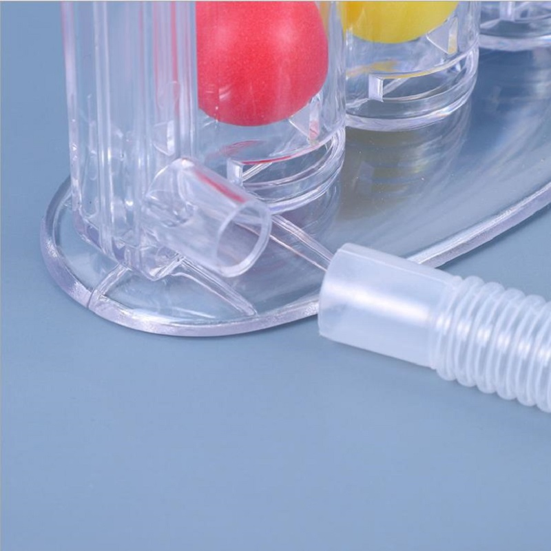 Triflow Lung Exercise Device Respiratory 3 Ball Plastic Medical Incentive Breathing Factory