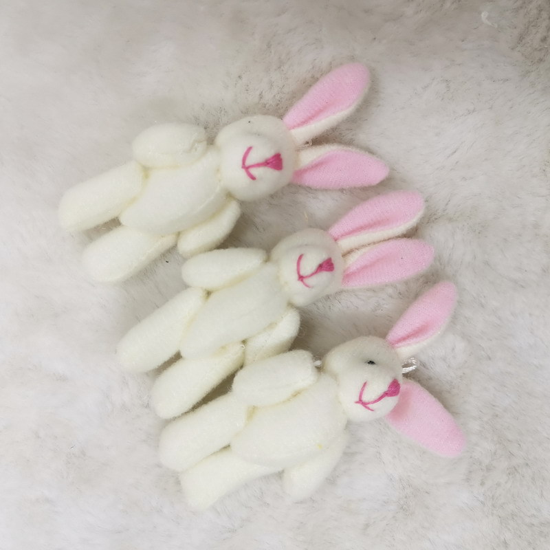 HOT SELLING Bunny Plush Rabbit Stuffed Animal Toy with UV Printing and PP Cotton for DIY