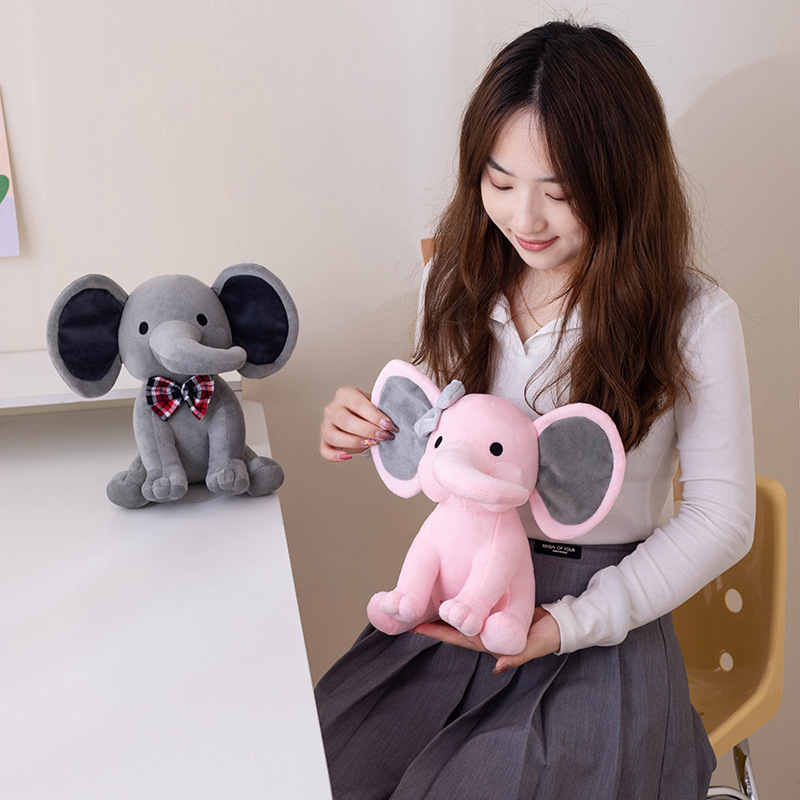 Nurse Elephant Plush Pillow Size