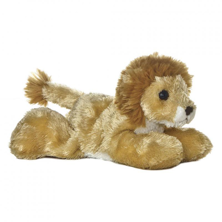 Brown Lion Plush Toy Detail 1