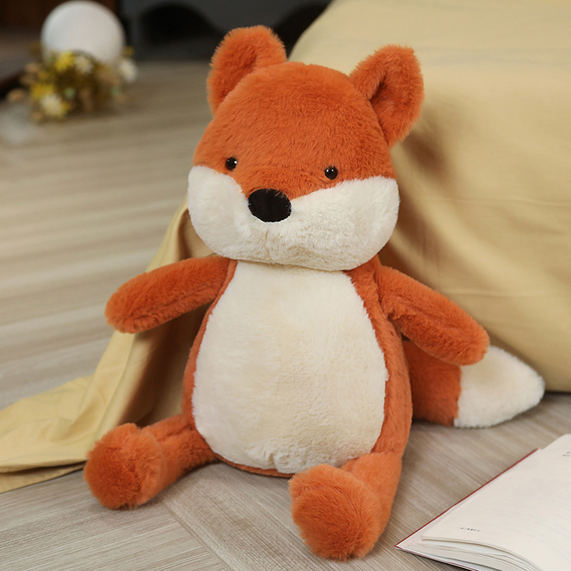 Promotional Gift Toy Kawaii Stuffed Fox Toy Soft Plush Animal Toy