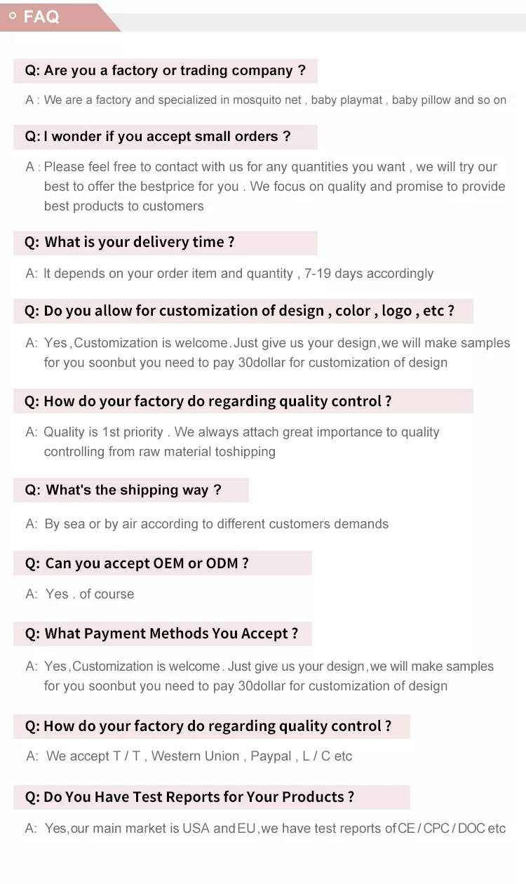FAQ banner