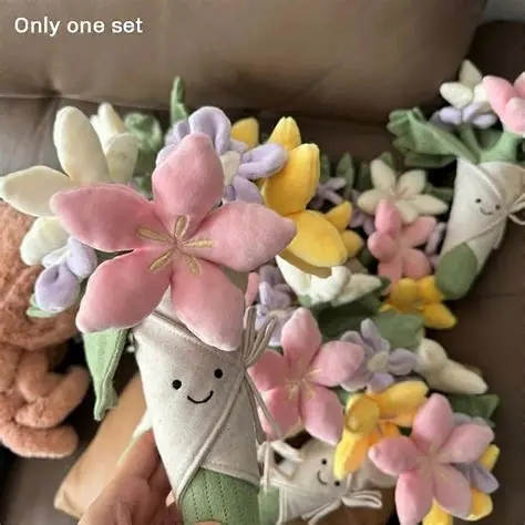 Hot Sales Plush Flower Colorful Beautiful Flower Gift Plush Toy Promotional Gift