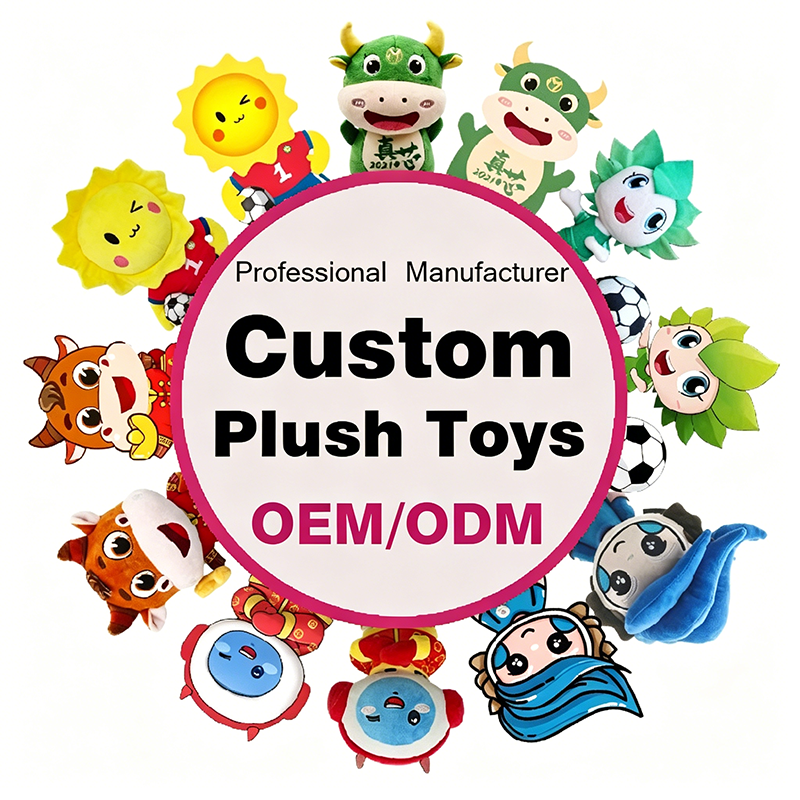 Custom Wholesale Design Mini Soft Toy Plushie Manufacture Toys Create Your Own Plush Bottle Custom Plush Toy