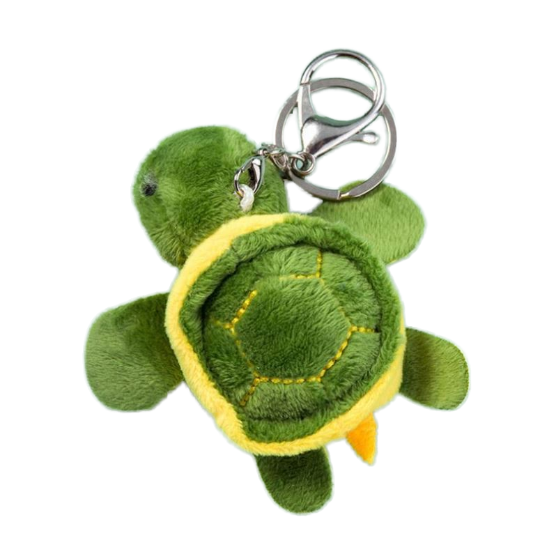 Custom Cute Turtle Cotton Plush Keychain Fashionable Wholesale Bulk Key Doll Toys