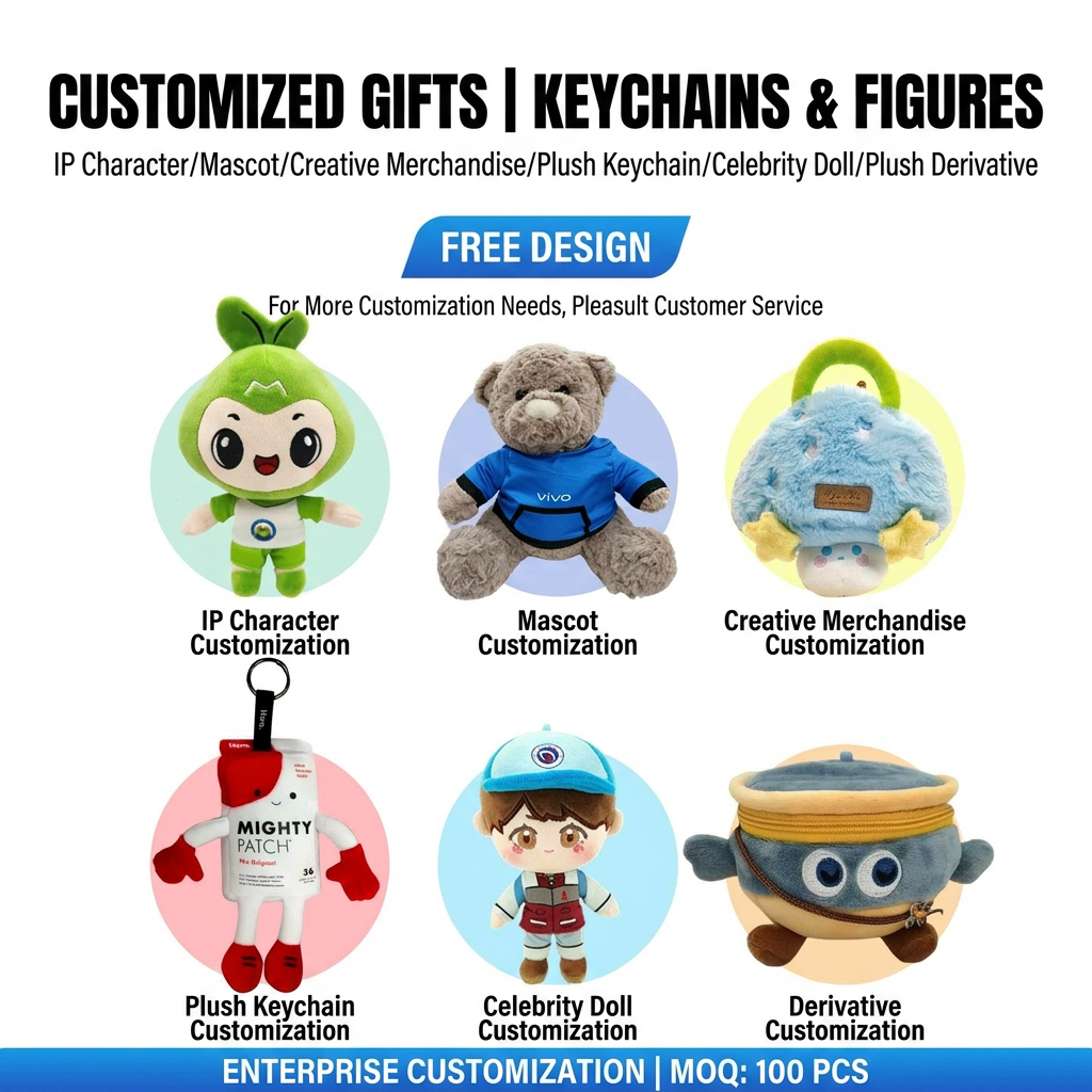Bespoke Corporate Mascot Plush Doll High Quality Stuffed Animal Customized Character Toy for Business Opening Anniversary