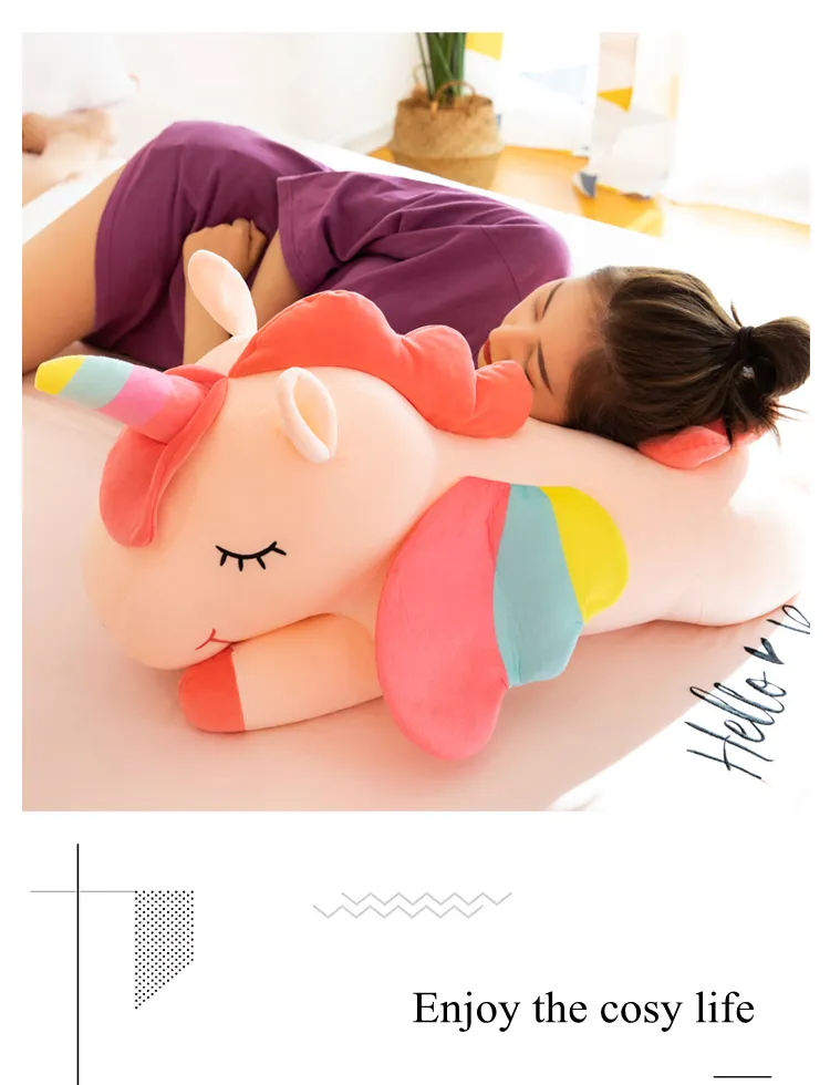 Wholesale Stuffed Giant Pink Soft Plush Factory Unicorn Animal Custom Toy