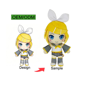 Custom Cute Cartoon Anime Plush Doll Classic Character Design Plush Toys Custom Plush Dolls with Clothes