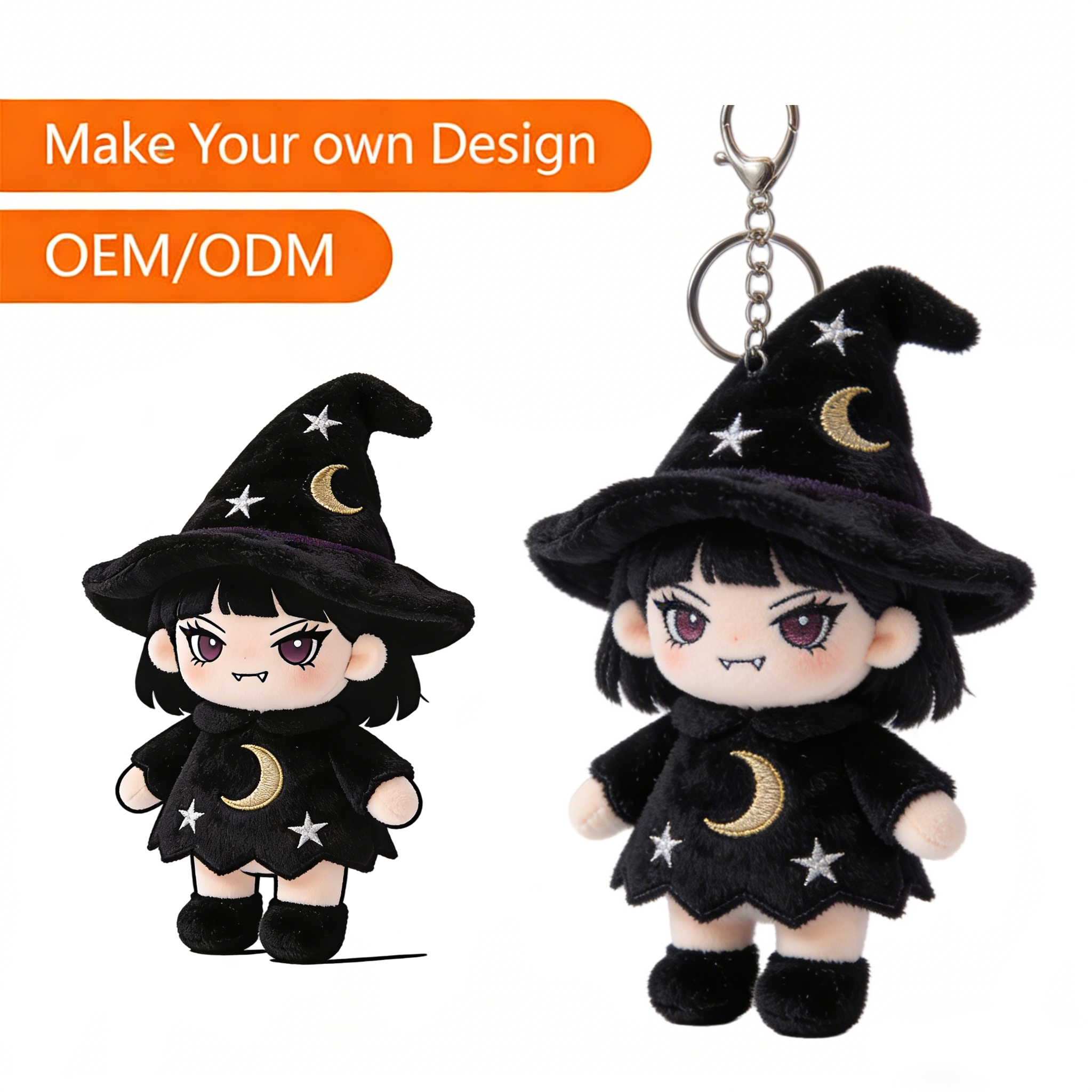 Custom Plush Toy Character Keychain PP Cotton Custom Plush Manufacturer Supplier for Personalized Cartoon Figure Plush Toy